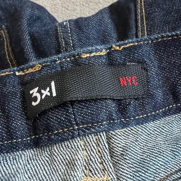 3x1 NYC Men’s M5 Slim Selvedge Raw Denim Jeans Sz 33x28 Made In USA M5SL20070 #2 - Picture 7 of 16